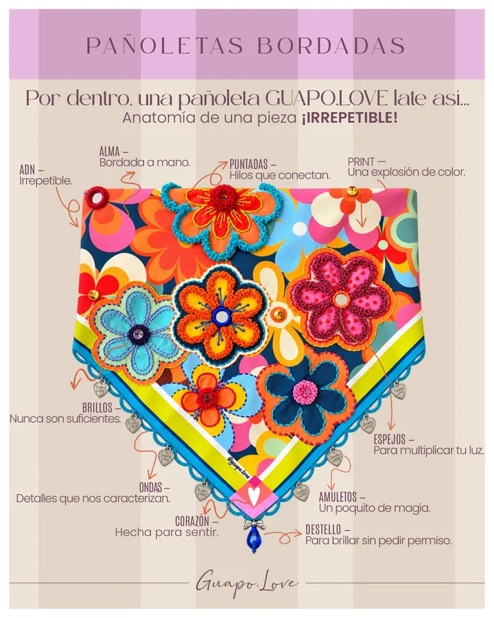 Catálogo de pañoletas | Guapo Love, página 2 de 35